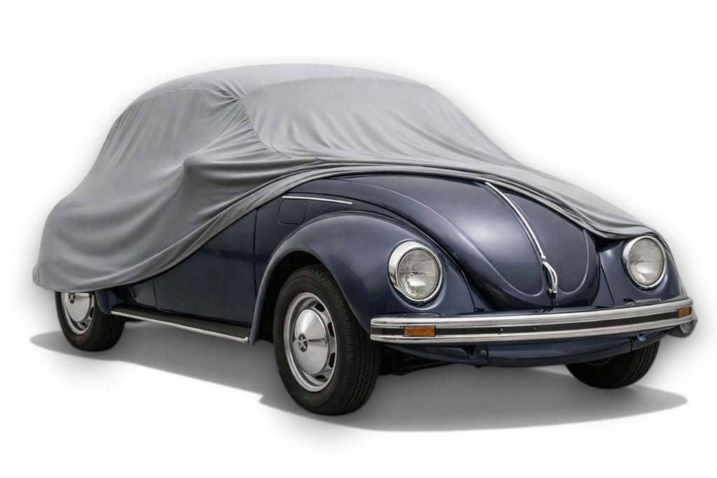 Ganzgarage Indoor Stretch Cover Carcover für VW Käfer (Typ 1) Grau