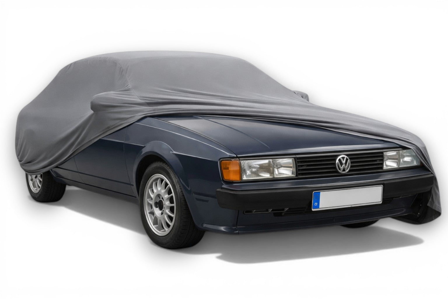 Ganzgarage Indoor Stretch Cover Carcover für VW Scirocco III (R) Grau