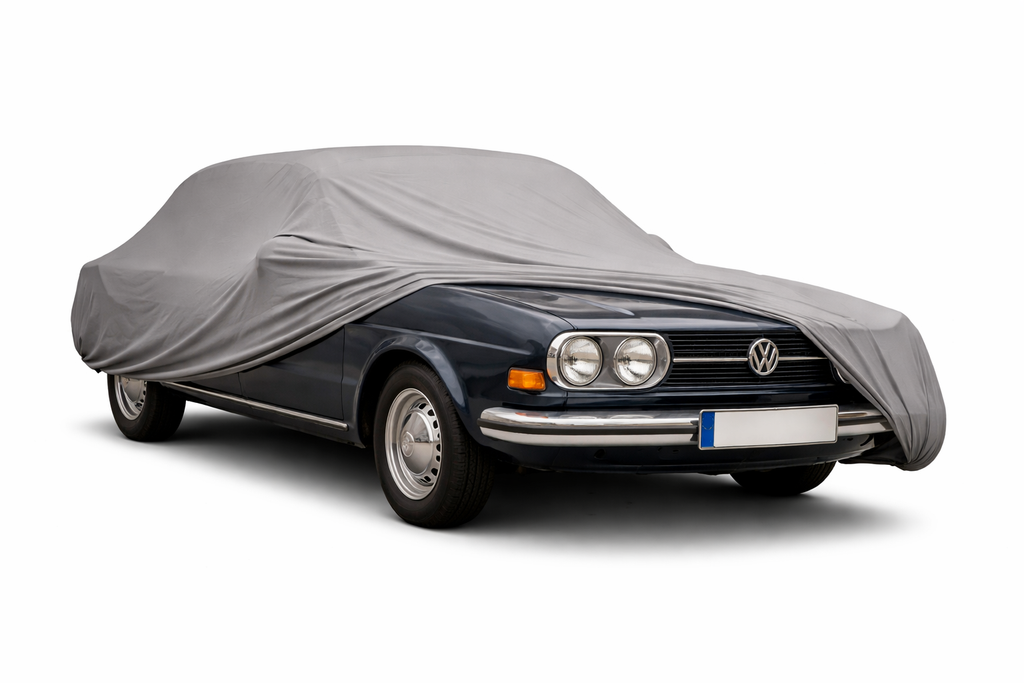 Ganzgarage Indoor Stretch Cover Carcover für VW Typ 4 (412) Grau