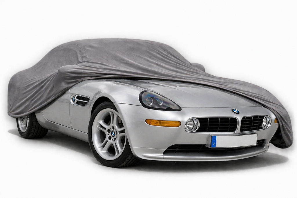 Ganzgarage Indoor Stretch Cover Carcover für BMW Z8 E52 Grau